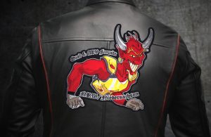 Rückenaufnäher für Biker