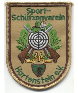 Wappen-Aufnäher eines Sportschützenvereins