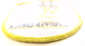 Gelber Kettelrand gesehen von Unterseite eines Patches