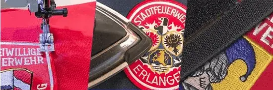 Aufnäher zum Aufbügeln mit Klett