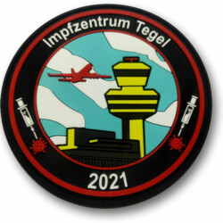 Rubber patch example Tegel vaccination centre