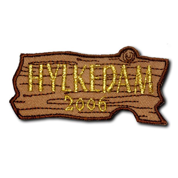 Hylkedam 2006 embroidered patch