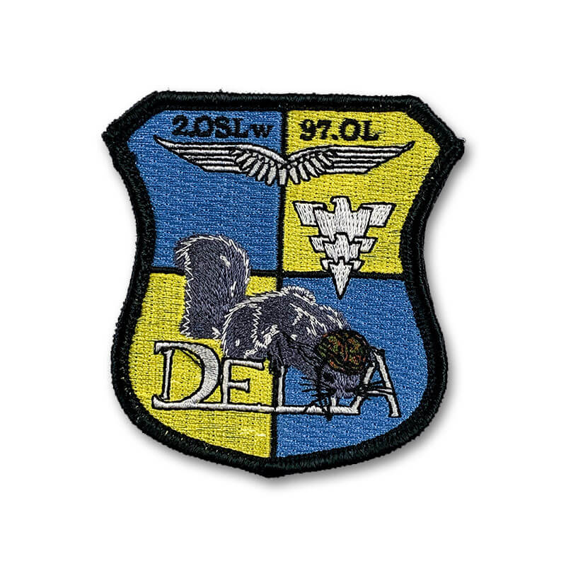 Wolfszeit Aufnäher Drachen-Skull - Gestickter Backpatch Für Jacken