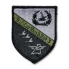 Embroidered Bundeswehr patch, with the inscription &lsquo;Ausbildungsregiment&rsquo;, grey-shaded design