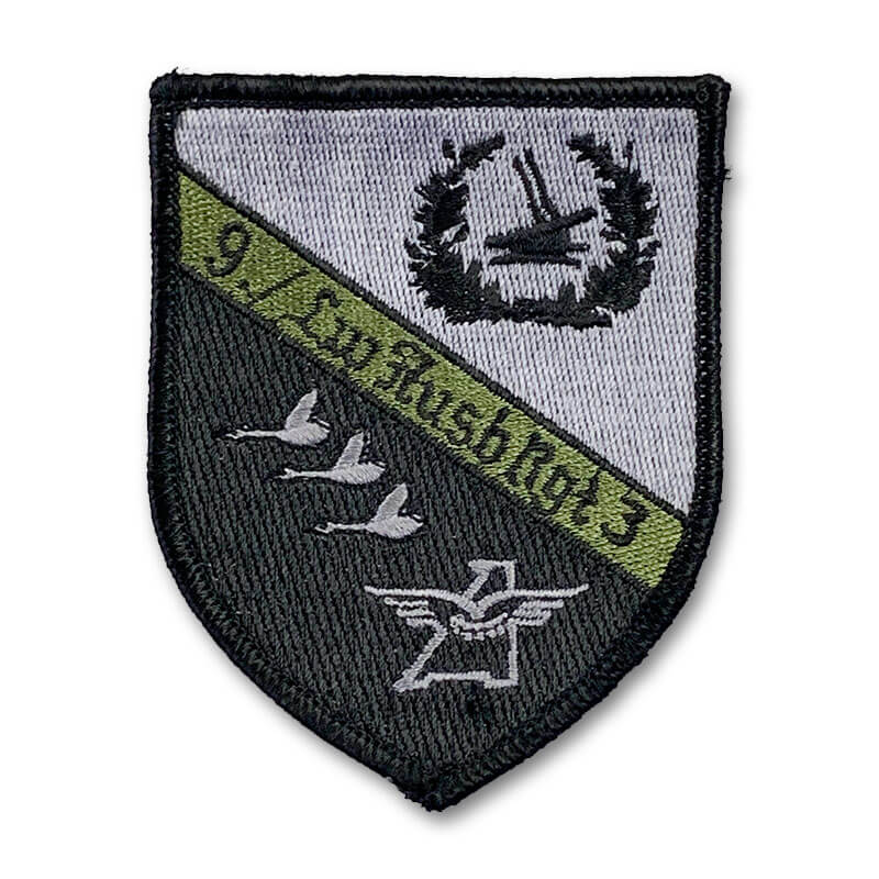 Patch BW Blutgruppe selbst gestalten Aufnäher Flecktarn Bundeswehr #31640