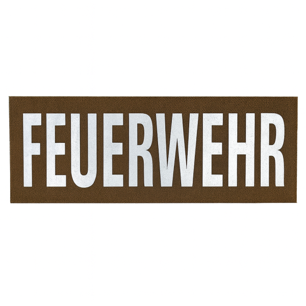Reflektierender Aufnäher Feuerwehr