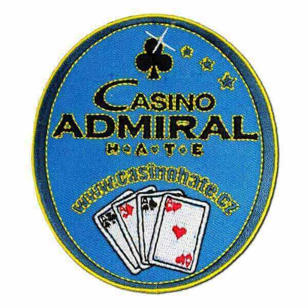 Gestickter Aufn&auml;her Casino Admiral