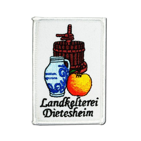 Gestickter Aufn&auml;her Landkelterei Dietesheim