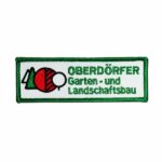 Gestickter Aufnäher Oberdörfer Garten- und Landschaftsbau