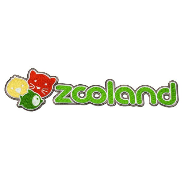 Gestickter Aufn&auml;her Zooland