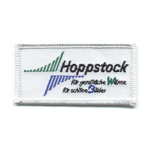 Gestickter Aufn&auml;her Hoppstock