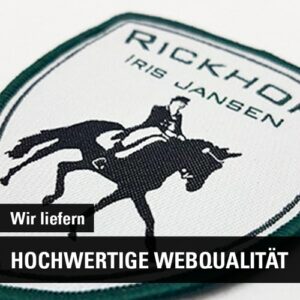 Gewebte Aufn&auml;her