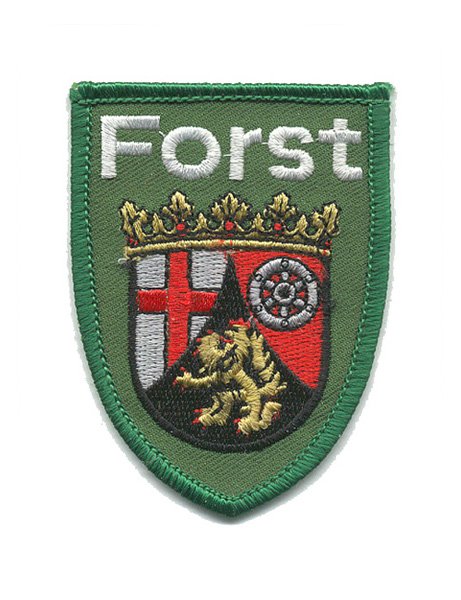 Embroidered patch Forestry