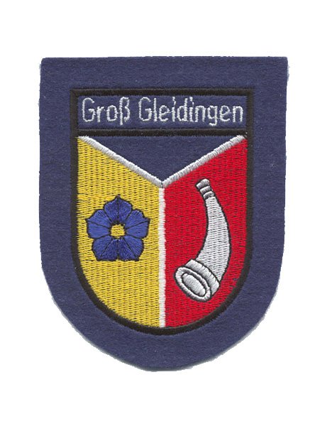 Embroidered patch Gro&szlig; Gleidingen