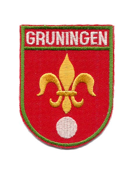 Embroidered patch Stadt Gruningen