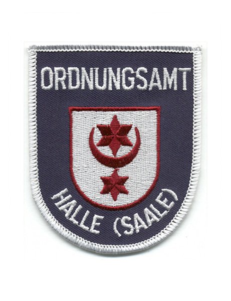 Embroidered patch public order office Halle (Saale)