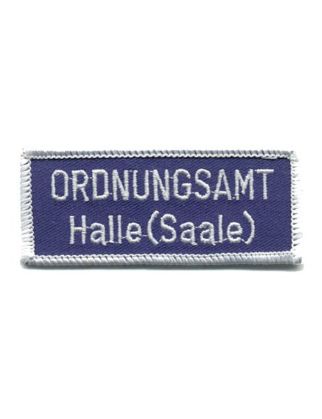 Embroidered patch Halle (Saale) public order office