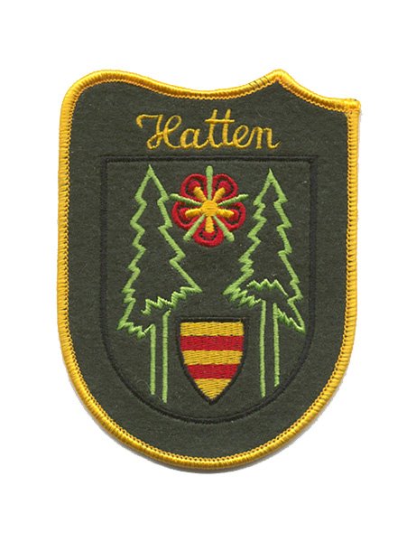 Embroidered patch Stadt Hatten