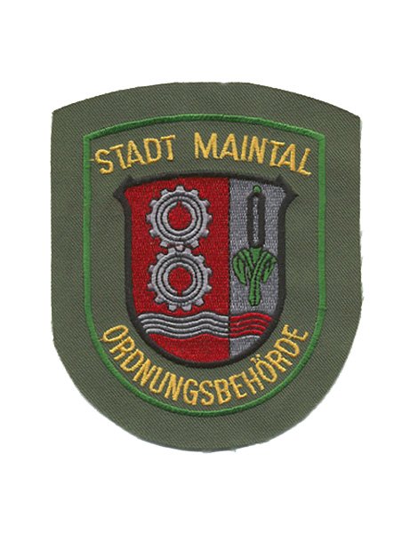 Embroidered patch public order authority Stadt Maintal