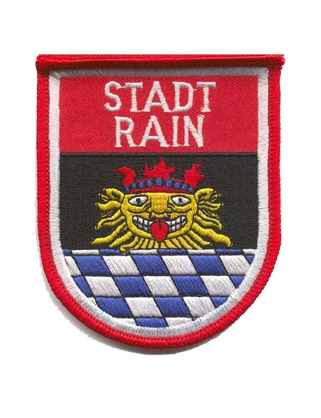 Embroidered patch Stadt Rain