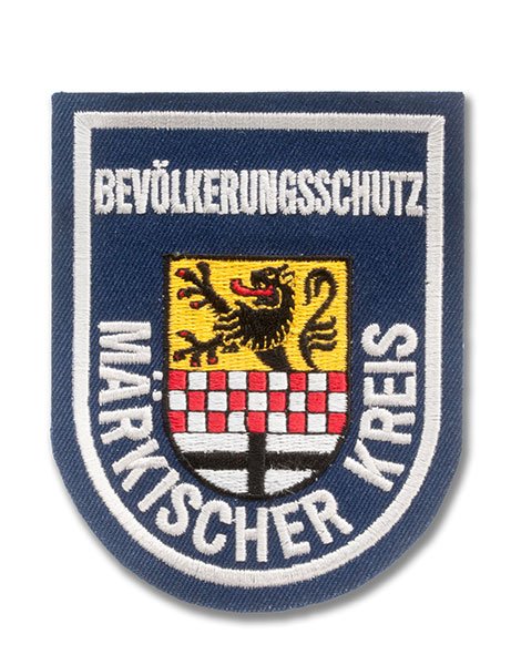Embroidered patch civil protection M&auml;rkischer Kreis