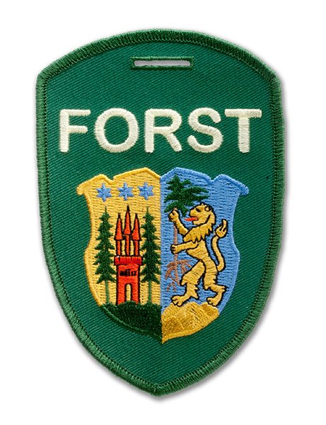 Embroidered patch Forestry