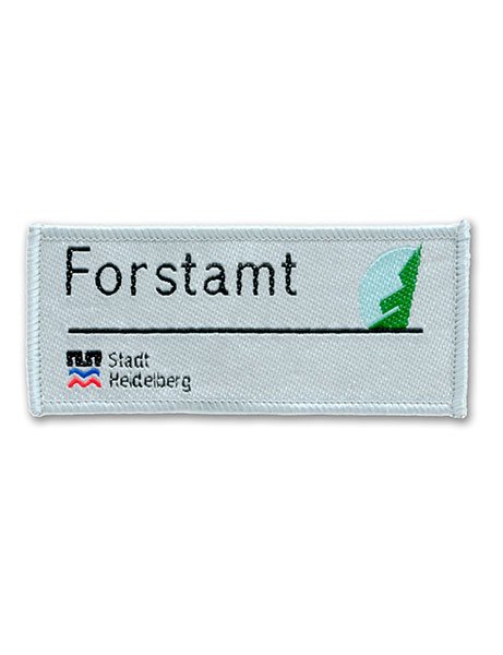 Woven patch forestry office City of Heidelberg
