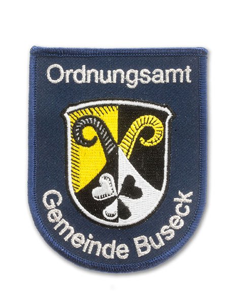Embroidered patch public order office Gemeinde Buseck