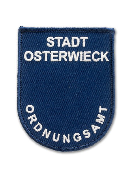 Embroidered patch public order office Stadt Osterwieck