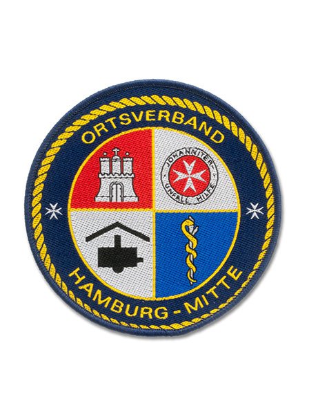 Woven patch Hamburg-Mitte local branch
