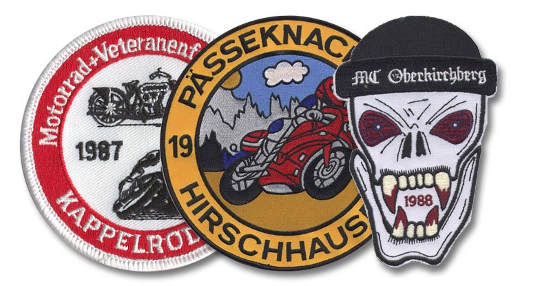 PRÄSIDENT Biker Patches Aufnäher Motorrad MC CLUB Rocker Kutte Heavy Badge Präsi 