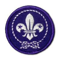 Gestickter Aufnäher Pfadfinder Symbol Gestickter Aufnäher Pfadfinder Symbol