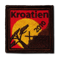 Gestickter Aufnäher Kroatien 2010 Gestickter Aufnäher Kroatien 2010