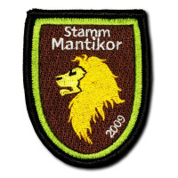 Gestickter Aufnäher Stamm Mantikor Gestickter Aufnäher Stamm Mantikor