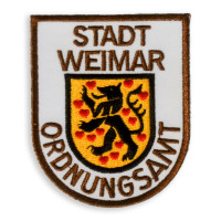 Gestickte Aufn&auml;her Wappenform