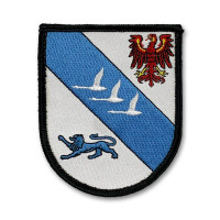 Bundeswehr Aufnäher mit 3 Wappentieren, gestickt Bundeswehr Aufnäher mit drei Wappentieren