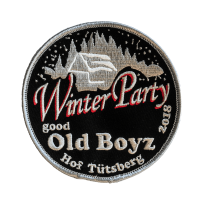 Gestickter Aufnäher Winter Party Gestickter Aufnäher Winter Party