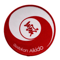Gewebter-Aufnäher-Godokan-Aikido Gewebter-Aufnäher-Godokan-Aikido