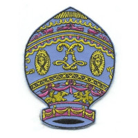 Gestickter Aufnäher Ballon mit Ornamenten Gestickter Aufnäher Ballon mit Ornamenten