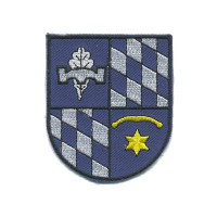 Gestickter Aufnäher Wappenform Gestickter Aufnäher Wappenform