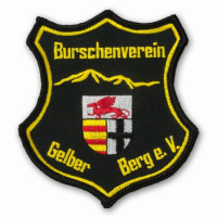 Gestickter Aufnäher Burschenverein Gelber Berg e.V. Gestickter Aufnäher Burschenverein Gelber Berg e.V.