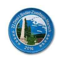 Gestickter Aufnäher 22. Drei-Länder-Zweitage-Marsch Gestickter Aufnäher 22. Drei-Länder-Zweitage-Marsch