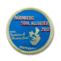 Gestickter Aufnäher Nürnberg Soul Alldayer Gestickter Aufnäher Nürnberg Soul Alldayer