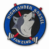 Gestickter Aufnäher Highlander Kassel Gestickter Aufnäher Highlander Kassel