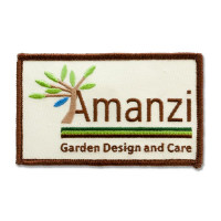 Gestickter Aufnäher Amanzi Garden Design and Care Gestickter Aufnäher Amanzi Garden Design and Care