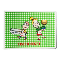 Gedruckter Aufnäher Tischdienst Gedruckter Aufnäher Tischdienst