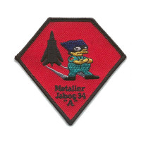 Gestickter Aufnäher Metalier Jabog 34 Gestickter Aufnäher Metalier Jabog 34