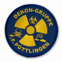 Gestickter Aufnäher Dekon-Gruppe F. F. Püttlingen Gestickter Aufnäher Dekon-Gruppe F. F. Püttlingen