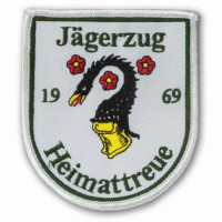 Gestickter Aufnäher Jägerzug Heimattreue Gestickter Aufnäher Jägerzug Heimattreue