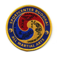 Gestickter Aufnäher Sportcenter Budokai Gestickter Aufnäher Sportcenter Budokai